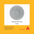 Sika 300ml Sikasil 670 Fire Silicone Sealant - Fire Rated - Grey - Easy Workability - SuperSaverAU - view 4