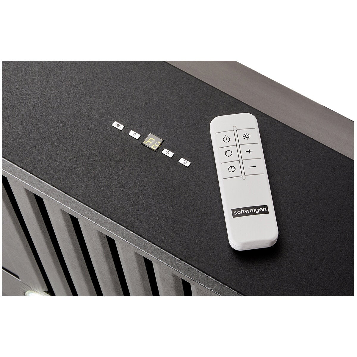 Schweigen 150cm Wall Mounted BBQ Rangehood - Black, 3000m³/h, Twin External Motor, 8 Filters - CL7375BSP2PAK
