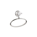 Naleon Super Suction Chrome Towel Ring 180mm ABS Wall Mount