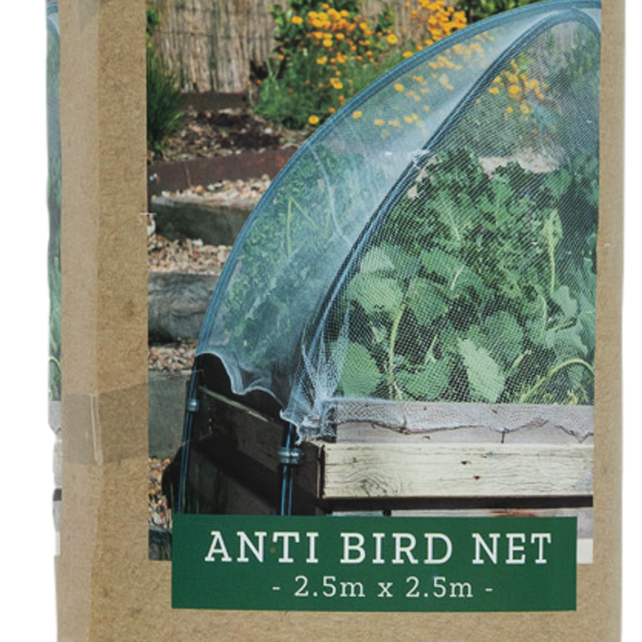 Backyard Farmer Anti Bird Net - 2.5m x 2.5m - White - UV-Resistant HDPE - SuperSaverAU - view 1