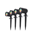 Brilliant Black Smart Fuchsia RGBW Garden Light Kit 4 Pack - 3W - Weather Resistant - SuperSaverAU - view 2