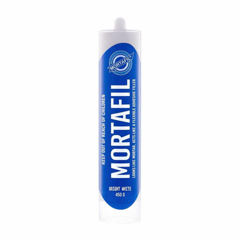 Mortafil White Mortar 450g Polymer Based Flexible Adhesive Filler - SuperSaverAU - view 1