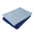Turtle Wax Glass Cloth 2 Pack - 45 x 45cm - Dark Blue & Light Blue - Streak-Free Cleaning - SuperSaverAU - view 3