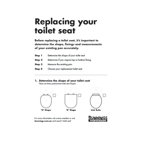 Caroma Tasman MK II Wide Round Toilet Seat - Ivory