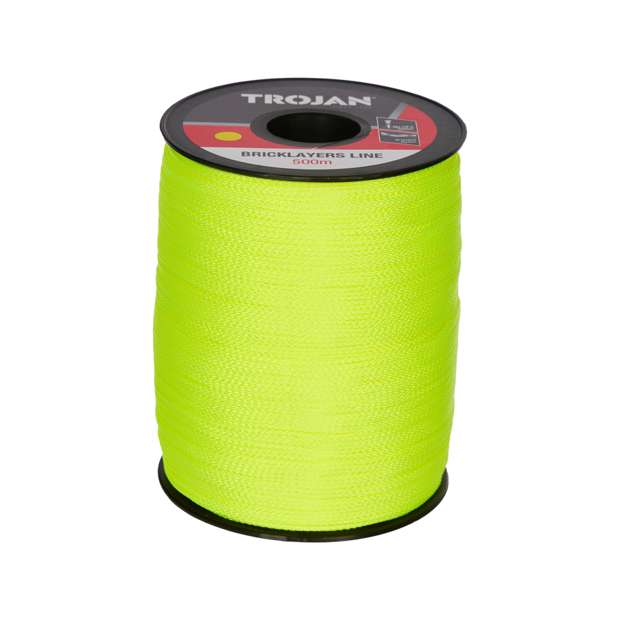 Trojan 500m Brickline - Green Nylon Marking Line for Fencing & Gardening - SuperSaverAU - view 1