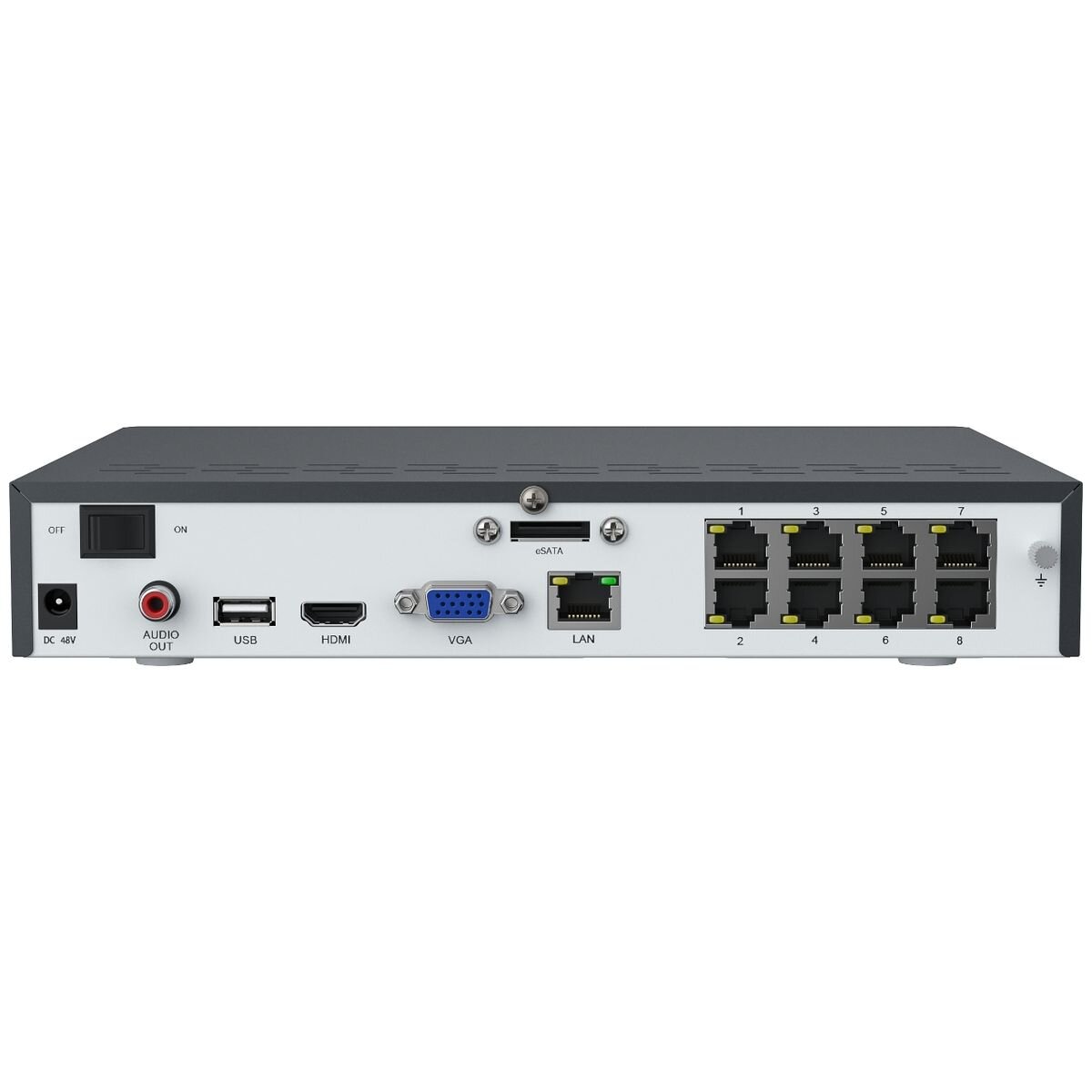 Reolink PoE security system - 4 x 12MP dome cameras, 8-channel 2TB NVR, colour night vision - PS6KD01-8