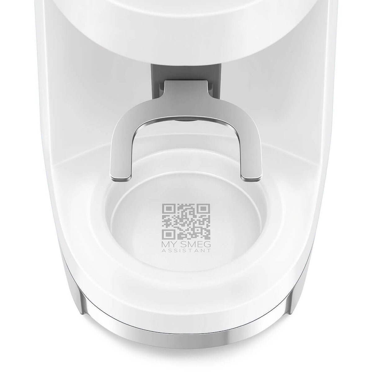 Smeg 50's retro style coffee grinder - white - 240g bean hopper - 50 grinding steps - CGF03WHAU