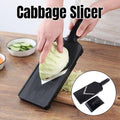 Cabbage and Vegetable Slicer with Stainless Steel Blade for Salads and Radish, Black