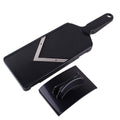Cabbage and Vegetable Slicer with Stainless Steel Blade for Salads and Radish, Black - view 2