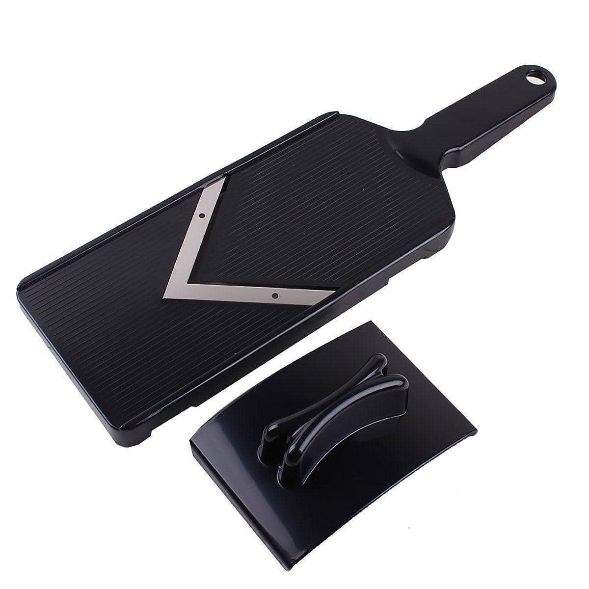 Cabbage and Vegetable Slicer with Stainless Steel Blade for Salads and Radish, Black - view 2