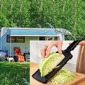 Cabbage and Vegetable Slicer with Stainless Steel Blade for Salads and Radish, Black - view 5