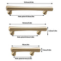 Cabinet Door Handle in Metal Alloy - 16.5cm Long, 12.8cm Hole Spacing - view 4
