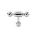 Cabinet Handle in Polished Silver - Single Hole