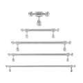 Cabinet Handle in Polished Silver - Single Hole - view 3