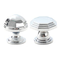 Cabinet Knob in Bright Silver Copper, Single Hole - Dome - view 3