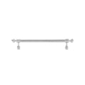 Cabinet Pull Handle in Polished Silver - 128 mm Hole Spacing