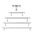 Cabinet Pull Handle in Polished Silver - 224 mm Hole Spacing - view 3
