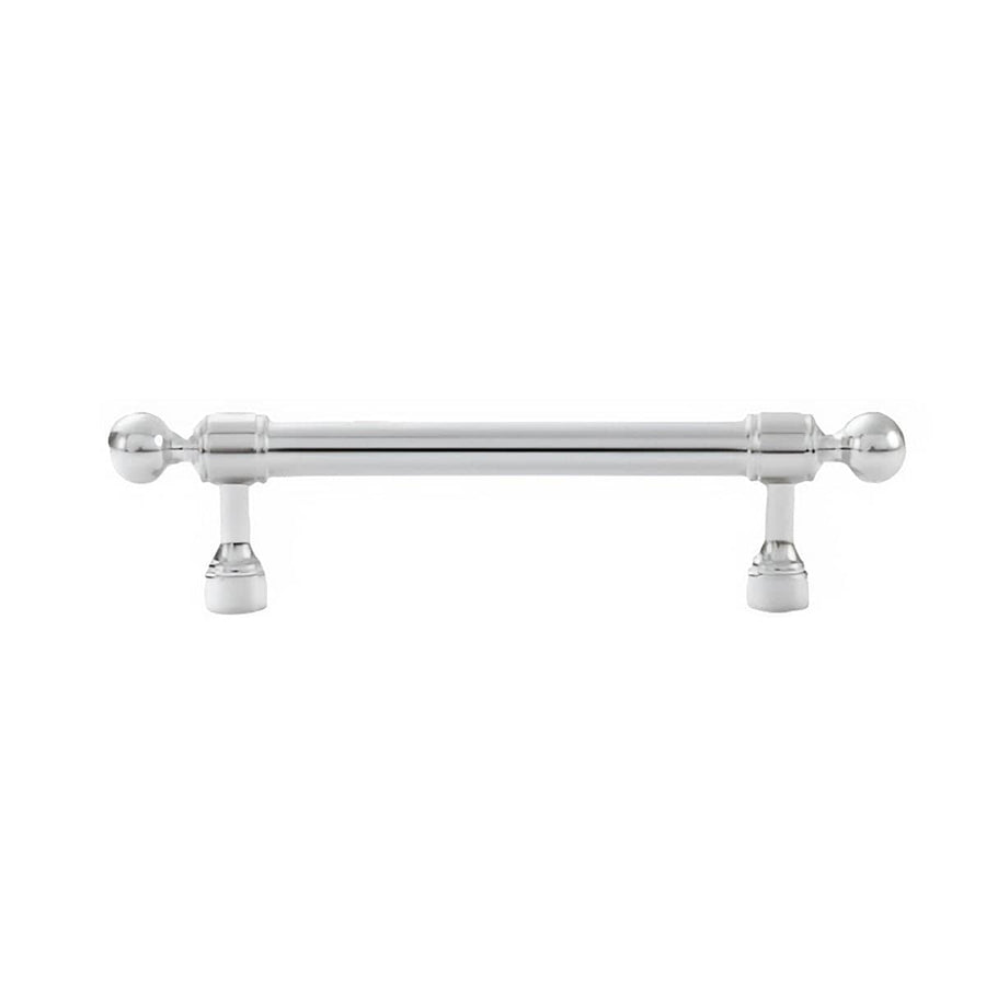 Cabinet Pull Handle in Polished Silver - 96 mm Hole Spacing