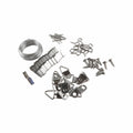 Everhang 10kg Zinc Plated Picture Hanging Kit - Steel, Hooks, Triangles, Screw Eyes & Wire