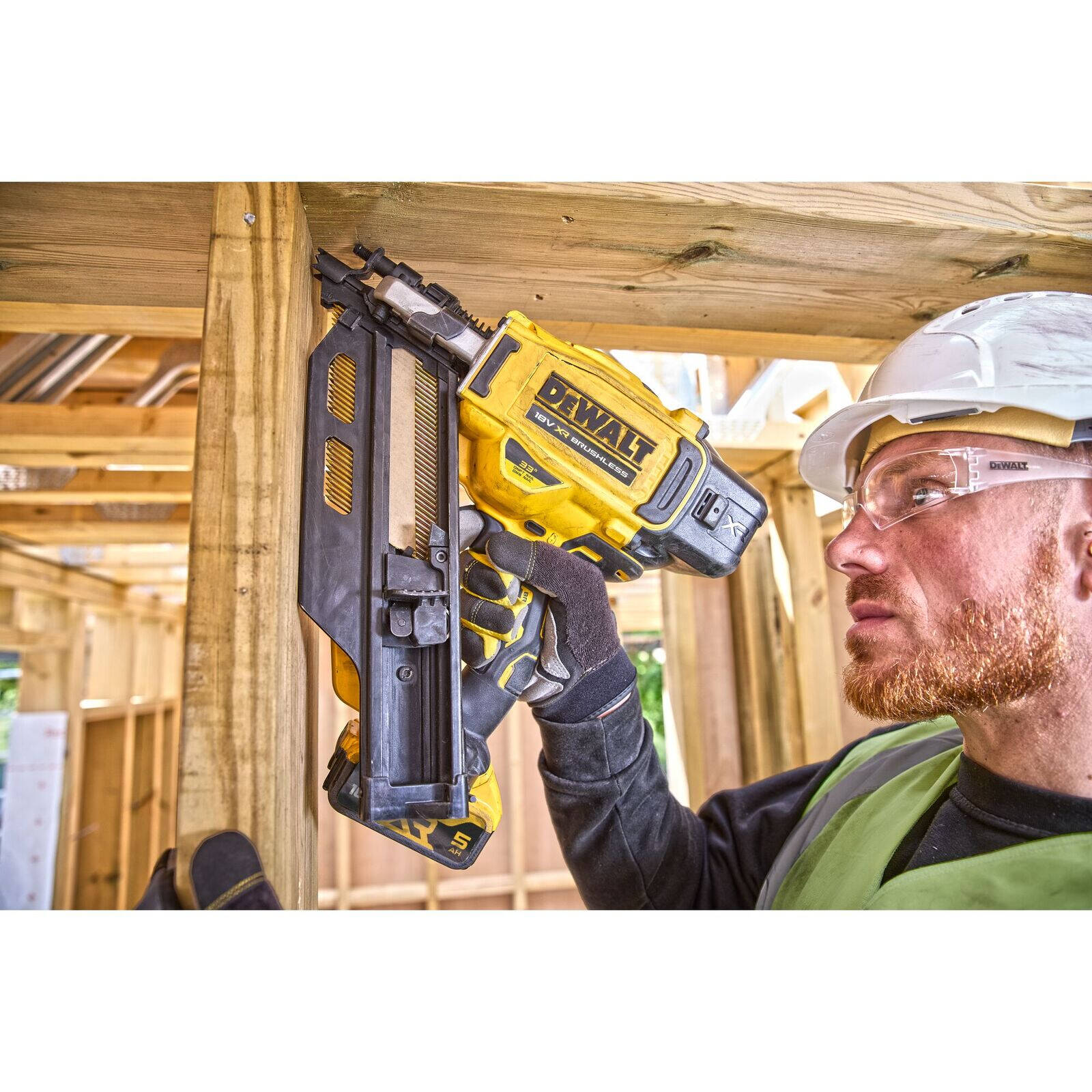 DeWALT 18V XR 33 Degree 90mm Cordless Brushless Framing Nailer Bare Unit DCN930N-XJ