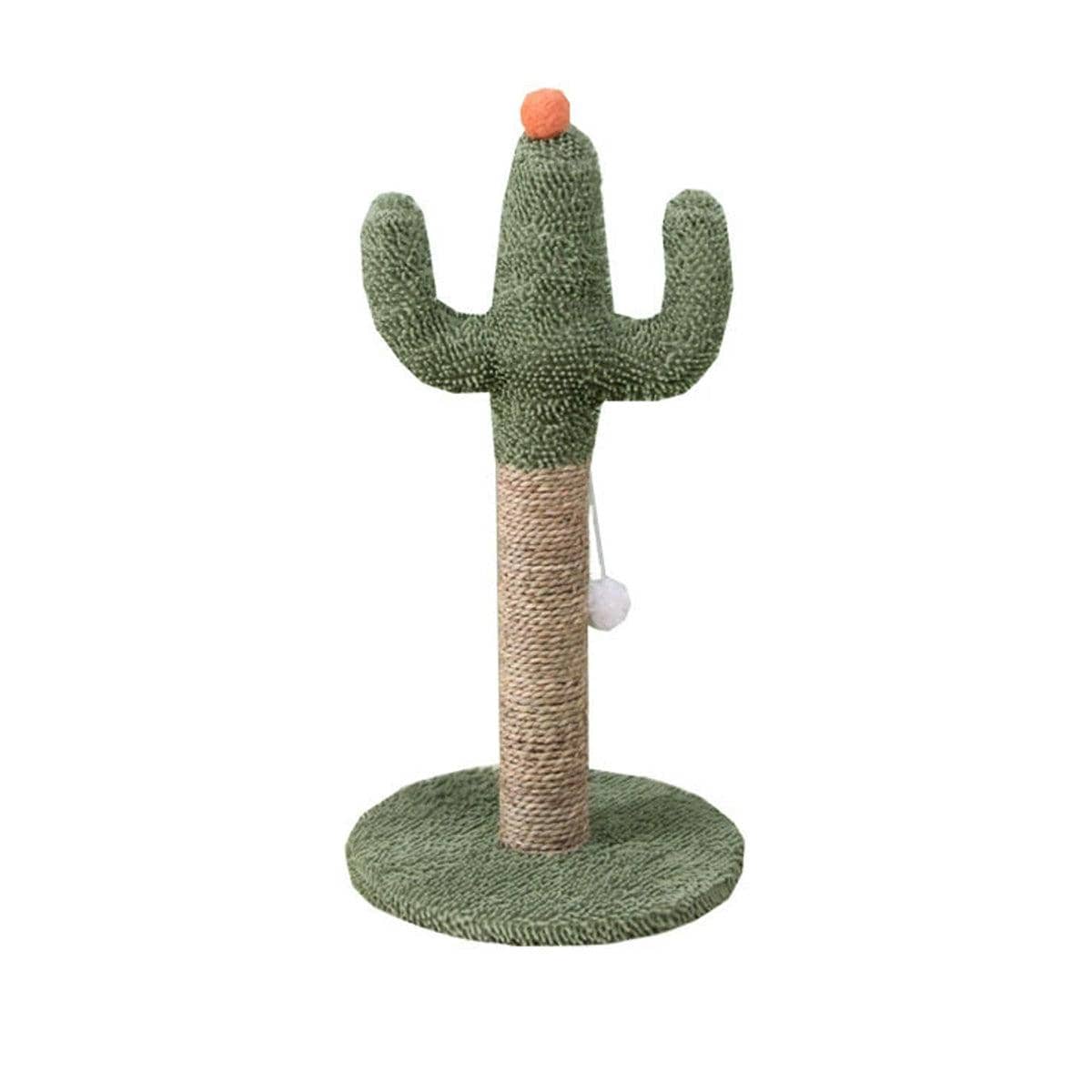 Cactus Cat Scratching Post Climbing Frame with Hanging Ball Toy for Cats and Kittens - view 2