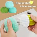 Cactus Dish Scrubber Brush with Handle and Nanofibre Cleaning Balls - view 4