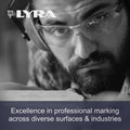 Lyra Blue Deep Hole Permanent Construction Marker - 1mm Tip - 35mm Stainless Steel Tip - Water Resistant - SuperSaverAU - view 5