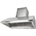 Schweigen 1200mm BBQ Canopy Rangehood - 2200m³/h Twin Motors, Stainless Steel, Touch and Remote - DBH1200