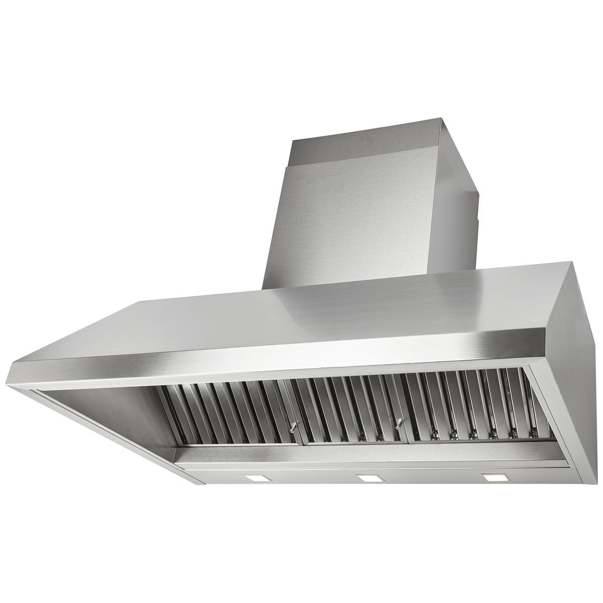 Schweigen 1200mm BBQ Canopy Rangehood - 2200m³/h Twin Motors, Stainless Steel, Touch and Remote - DBH1200