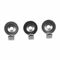 Everhang 20kg Heavy-Duty Zinc Plated Steel Solid Wall Picture Hanging Hook - 3 Pack