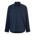 Citeco Long Sleeve Shirt Size L - Navy - UPF 50+ Sun Protection - Breathable Cotton - SuperSaverAU - view 1