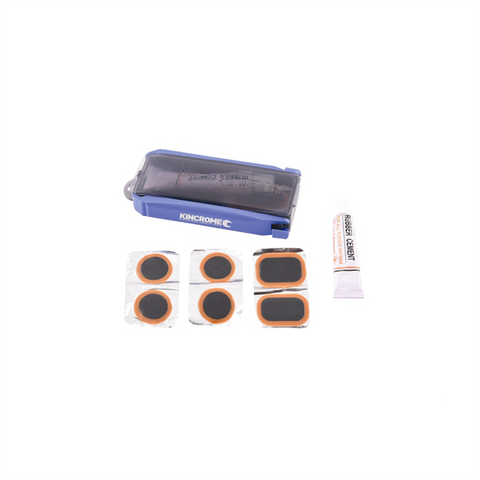 Kincrome Tyre Puncture Repair Kit with 2 Tyre Levers, 6 Patches, Blue
