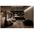 Schweigen 120cm Ceiling Cassette Rangehood - Black Glass, 3000m³/h, Twin Motors - UM422G-12SP2PAK