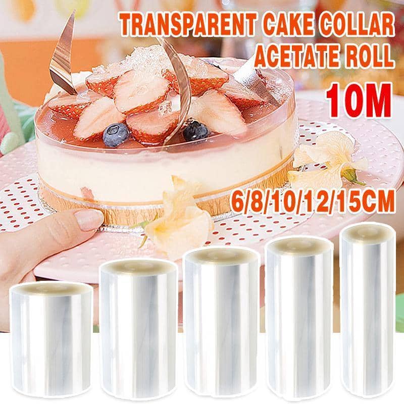 Cake Collar Roll for Dessert Decoration, 10 Metres - 12cm