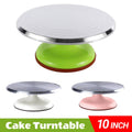 Cake Decorating Turntable with Aluminium-Alloy Top - Pink - view 2