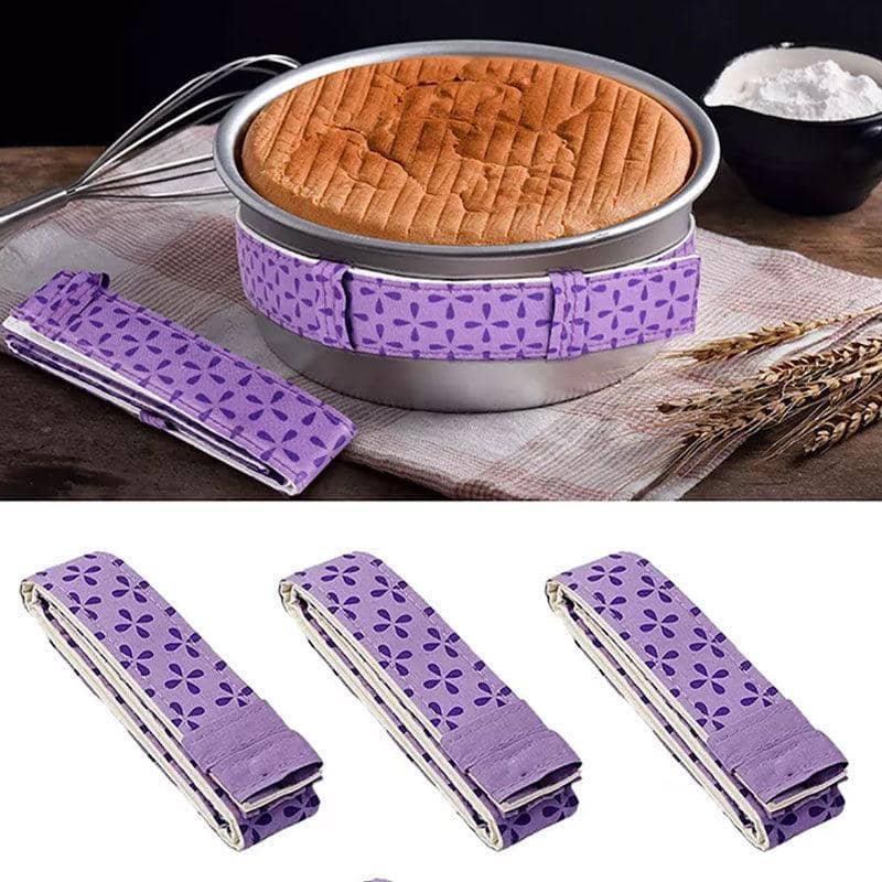 Cake Pan Strips Heat Protection Bake Even Strips, Pack of 2 (85 x 4 cm) - view 4