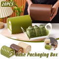 Cake Roll Baking Boxes, Pack of 20 - Brown - view 2