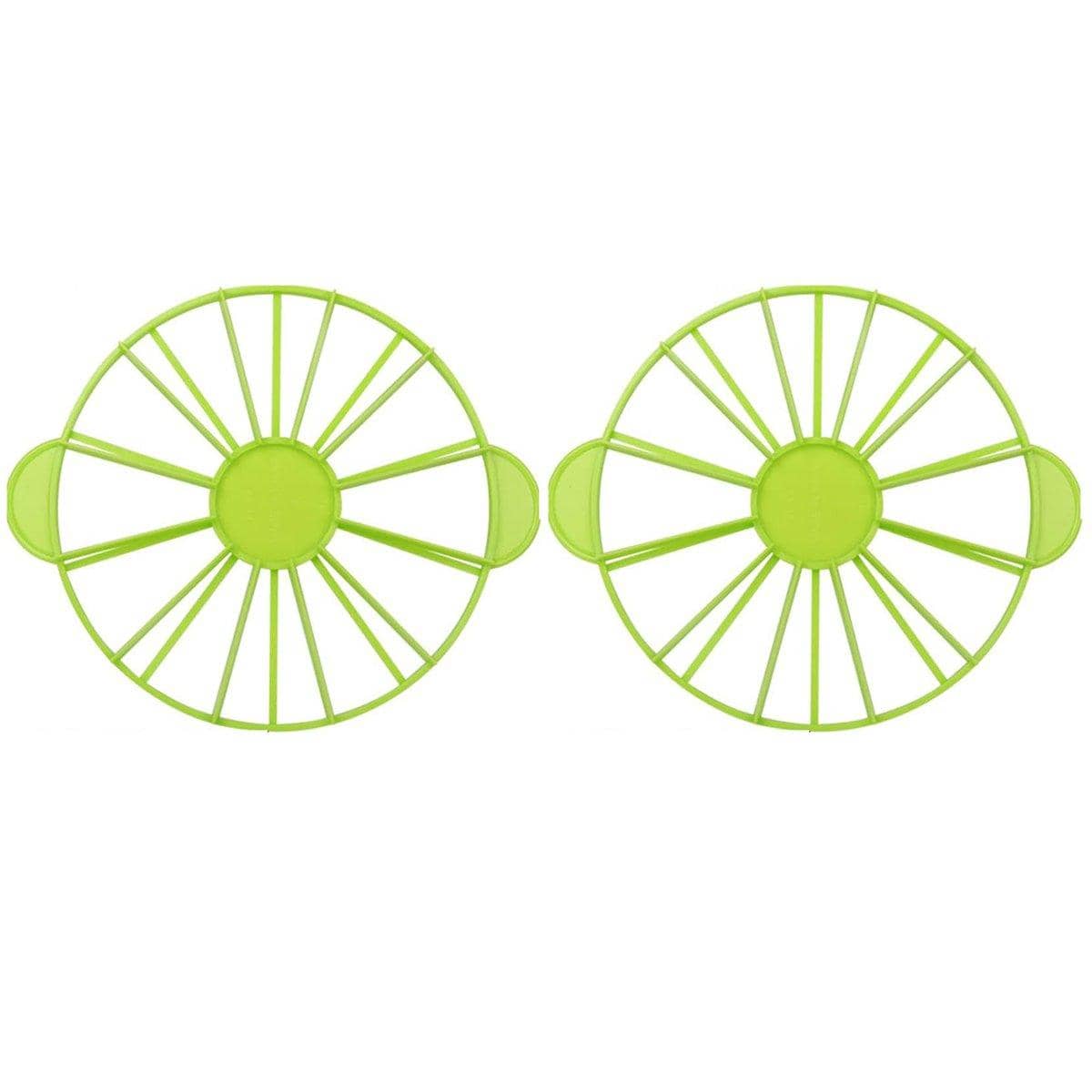 Cake Slicer Leveller and Split Cutter Set of 2, Plastic DIY Cake Divider - Green