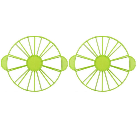 Cake Slicer Leveller and Split Cutter Set of 2, Plastic DIY Cake Divider - Green