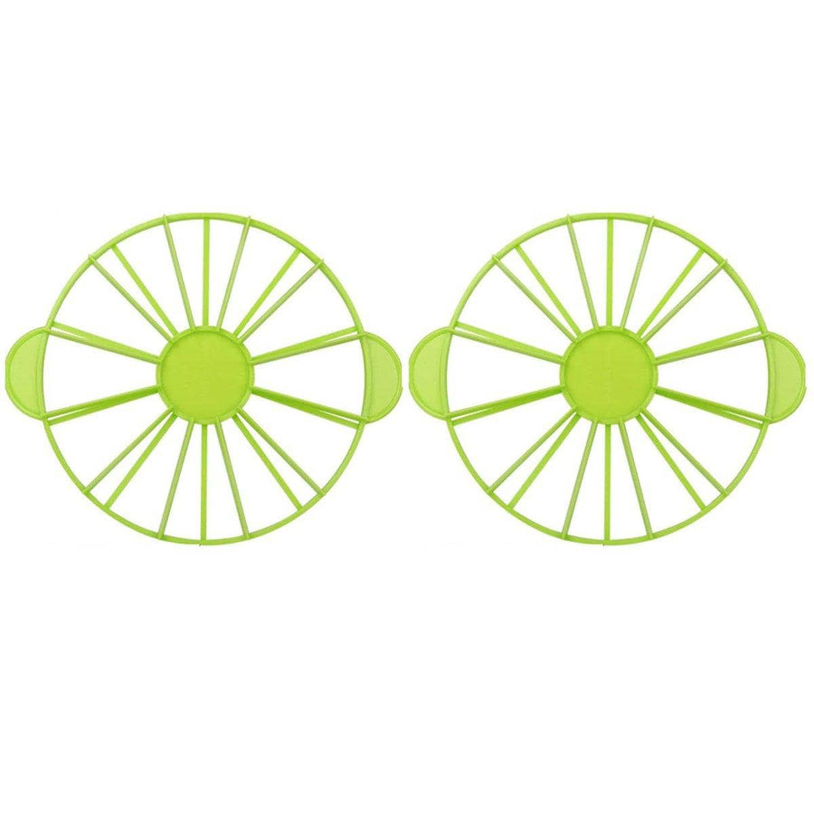 Cake Slicer Leveller and Split Cutter Set of 2, Plastic DIY Cake Divider - Green