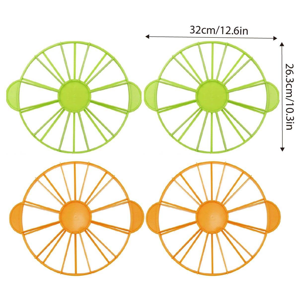Cake Slicer Leveller and Split Cutter Set of 2, Plastic DIY Cake Divider - Green - view 4