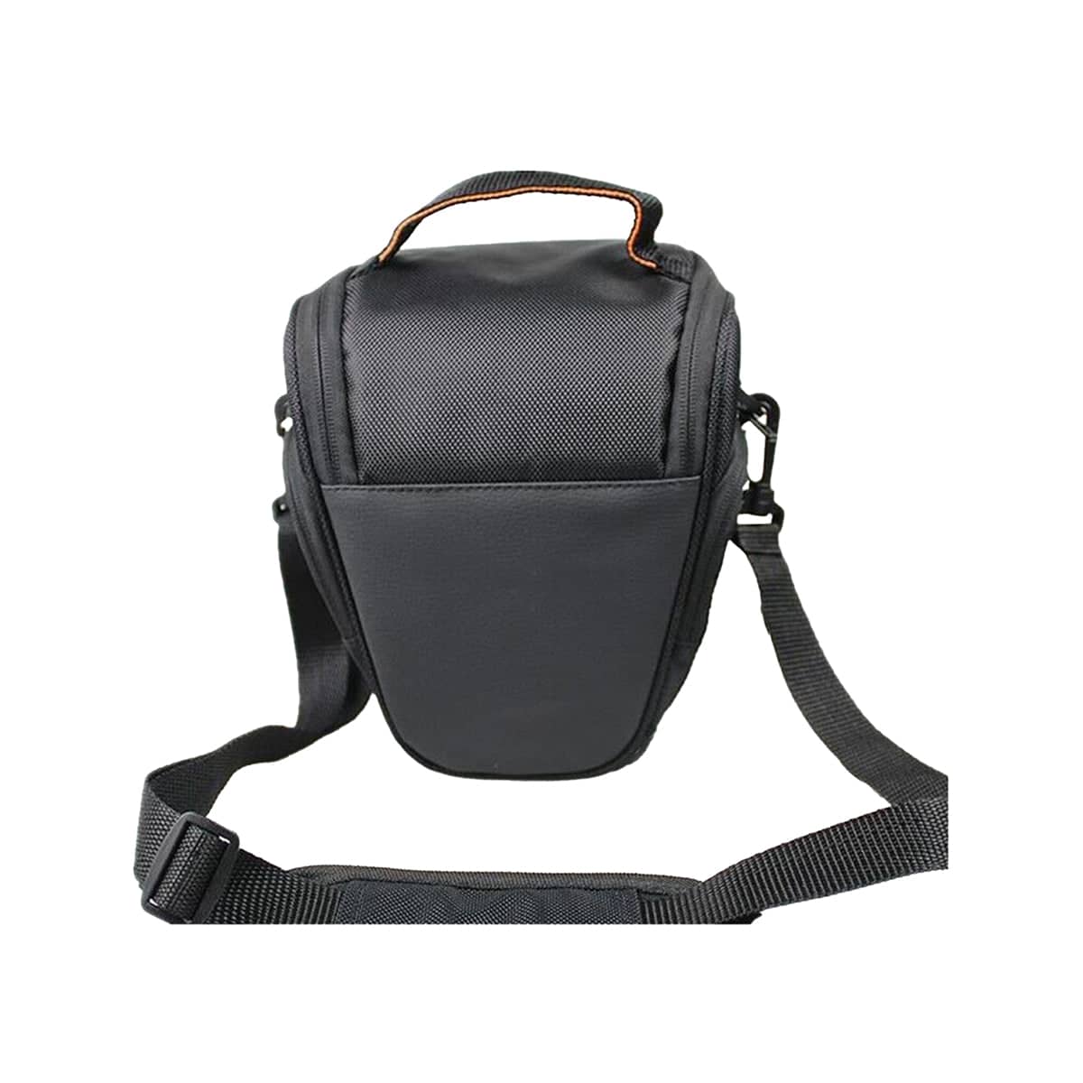 Camera Bag for DSLR and Mirrorless Cameras, Triangle Shoulder Style in Black Nylon - view 2
