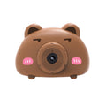 Camera Bubble Machine Toy with Light and Music - Bear