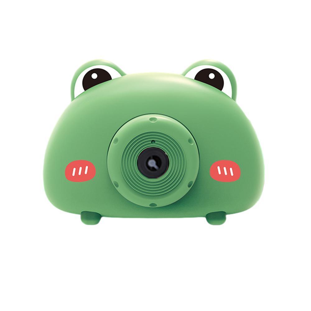Camera Bubble Machine Toy with Light and Music - Frog
