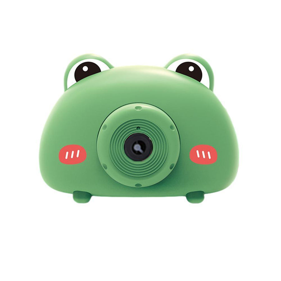 Camera Bubble Machine Toy with Light and Music - Frog