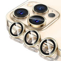 Camera Lens Protector for iPhone 14/14 Plus Metal Ring - Gold