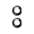 Camera Lens Protector for iPhone 15 and 15 Plus - Black, Pack of 2