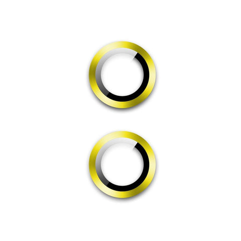 Camera Lens Protector for iPhone 15 and 15 Plus - Yellow, Pack of 2
