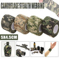 Camouflage Tape, Grass Camouflage - 5cm x 4.5m, 4 Rolls - view 2