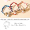 Camphor Wood Bead Pet Collar with Bell - Pink, Longevity Lock - view 4
